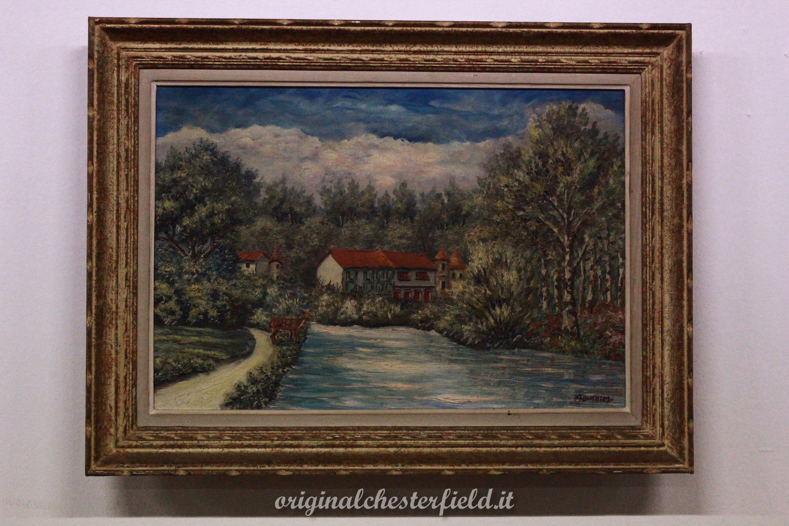 051_quadro_dipinto_painting_olio_tela_oil_canvas_cornice_cerbiatto_paesaggio_landscape.jpg