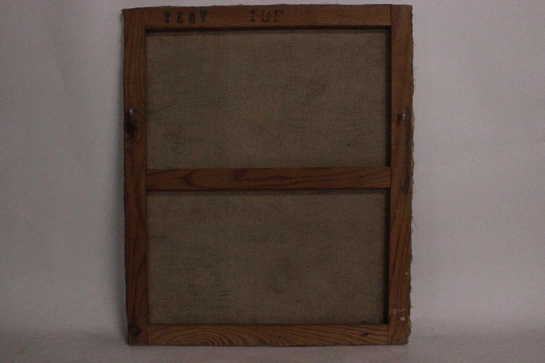 100_olio_su_tela_uomo_cammina_asino_ponte_firma_firmato_seconda_metà_Novecento_francese_Francia_FRA_7