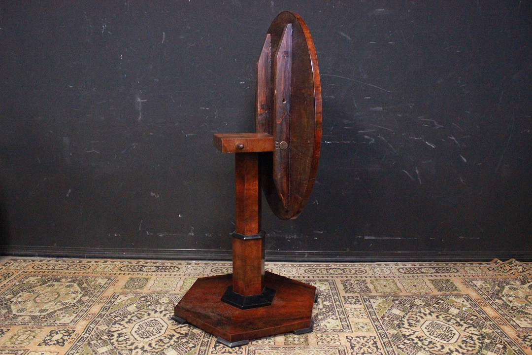117_tavolo_tavolino_table_a_vela_legno_mogano_1800_XIX_secolo_wood_Brescia_Roncadelle_0