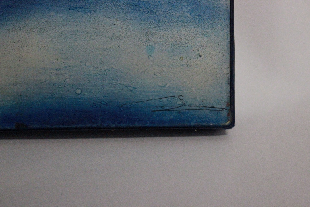 157_quadro_dipinto_olio_su_tela_donna_blu_feto_painting_firma_firmato_francese_Francia_FRA_1