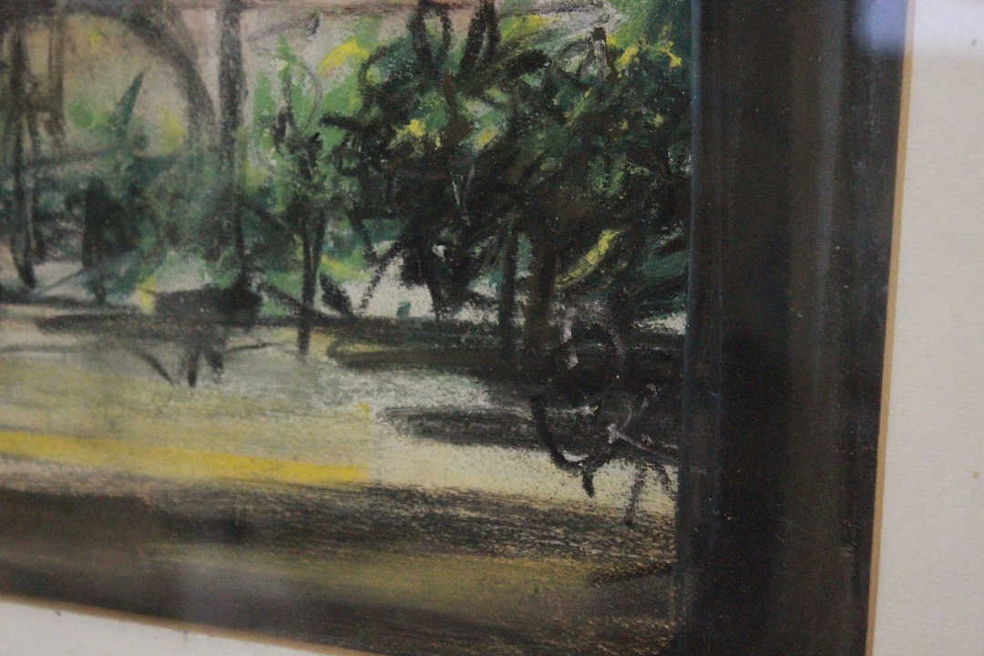 169_quadro_painting_cornice_frame_vetro_glass_pastello_su_carta_pastel_on_paper_paesaggio_landscape_3