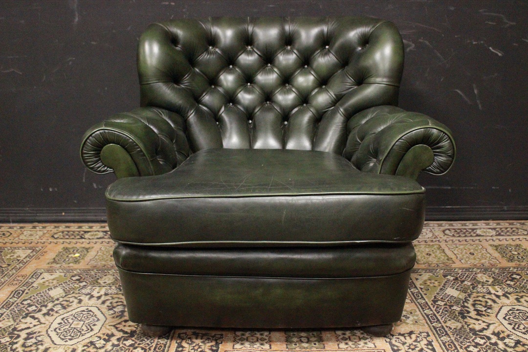 762_Poltrona_Armchair_Chester_Chesterfield_bergere_leather_pelle_verde_cromo_green_originale_original_Brescia_Roncadelle_english_inglese_UK_3