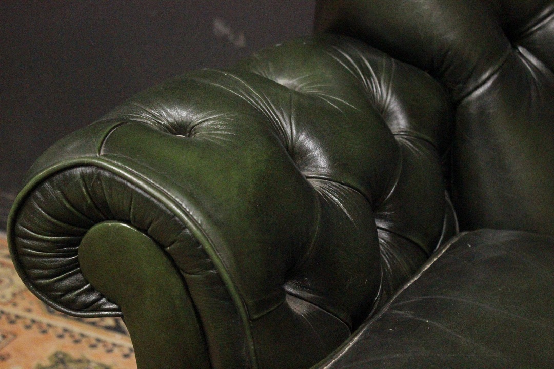762_Poltrona_Armchair_Chester_Chesterfield_bergere_leather_pelle_verde_cromo_green_originale_original_Brescia_Roncadelle_english_inglese_UK_4