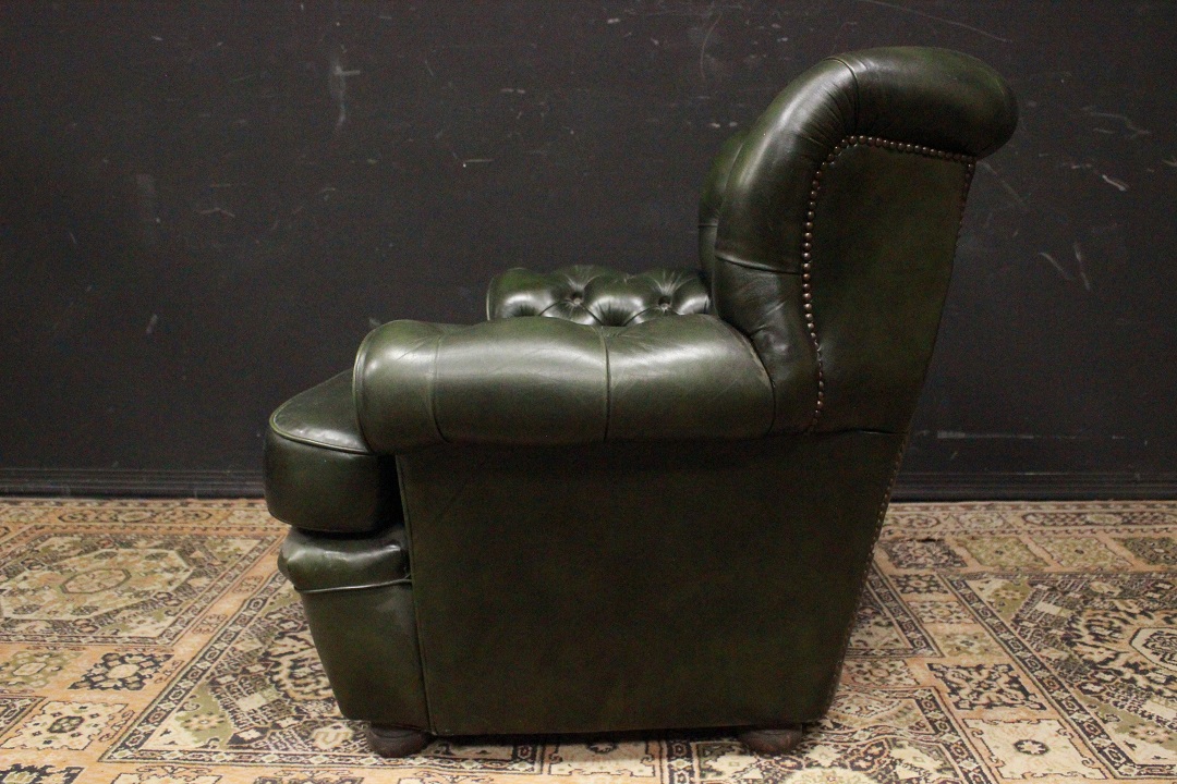 762_Poltrona_Armchair_Chester_Chesterfield_bergere_leather_pelle_verde_cromo_green_originale_original_Brescia_Roncadelle_english_inglese_UK_5