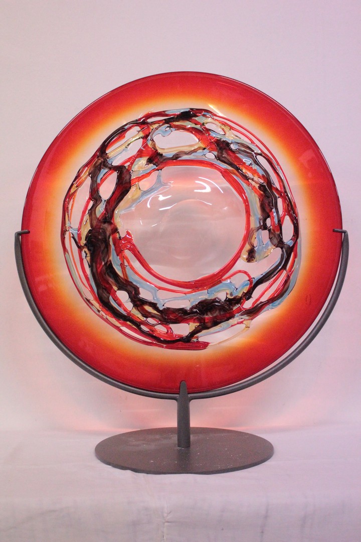530_piatto_dish_vaso_vase_murano_glass_vetro_firmato_signed_sergio_costantini_certificato_artigianato_made_in.jpg