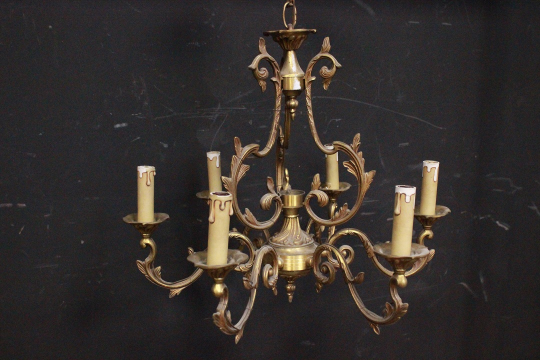 384_lampadario_6_sei_luci_luce_metallo_bracci_dorati_seconda_metà_X_secolo_3