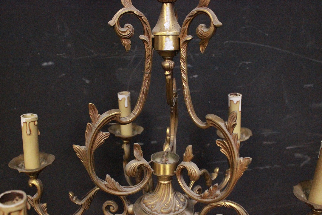 384_lampadario_6_sei_luci_luce_metallo_bracci_dorati_seconda_metà_X_secolo_5