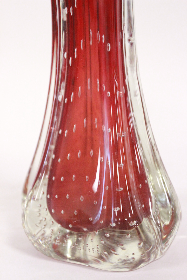 645_vaso_vase_rosso_red_bollicine_Murano_glass_vetro_firmato_signed_certificato_artigianato_made_in_Murano_Venezia_Venice_Brescia_Roncadelle_4