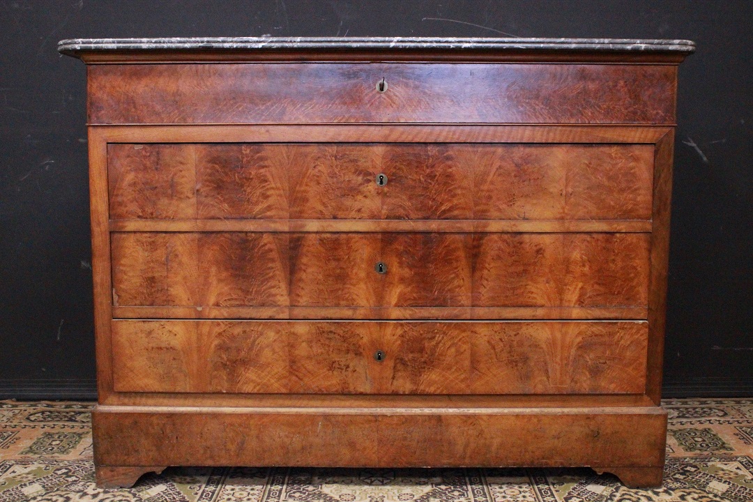 112_cassettone_legno_piuma_mogano_ripiano_marmo_fine_XIX_secolo_francese_Francia_FRA_1