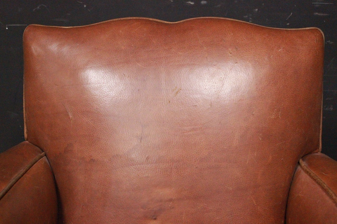 671_poltrona_armchair_design_leather_pelle_marrone_chiaro_light_brown_dopo_2000_marchio_Brescia_Roncadelle_ITA_1