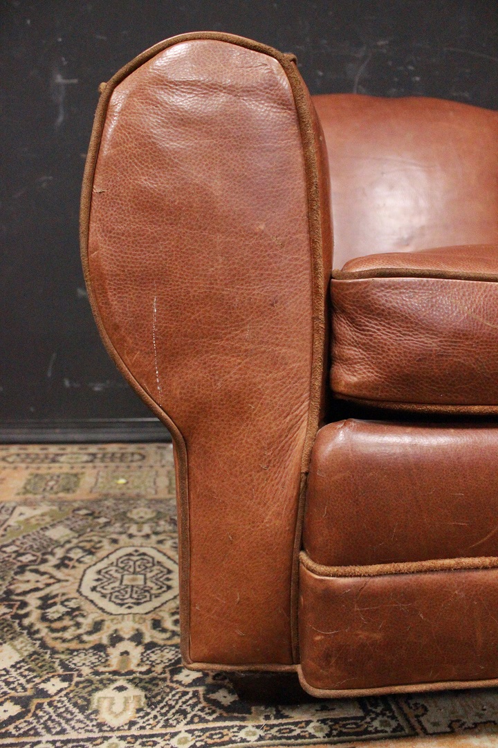 671_poltrona_armchair_design_leather_pelle_marrone_chiaro_light_brown_dopo_2000_marchio_Brescia_Roncadelle_ITA_2