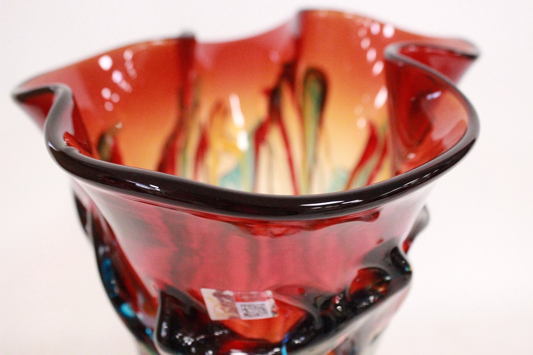 675_vaso_vase_rosso_fiore_Murano_glass_vetro_firmato_signed_Cammozzo_certificato_artigianato_made_in_Murano_Venezia_Venice_Brescia_Roncadelle_13