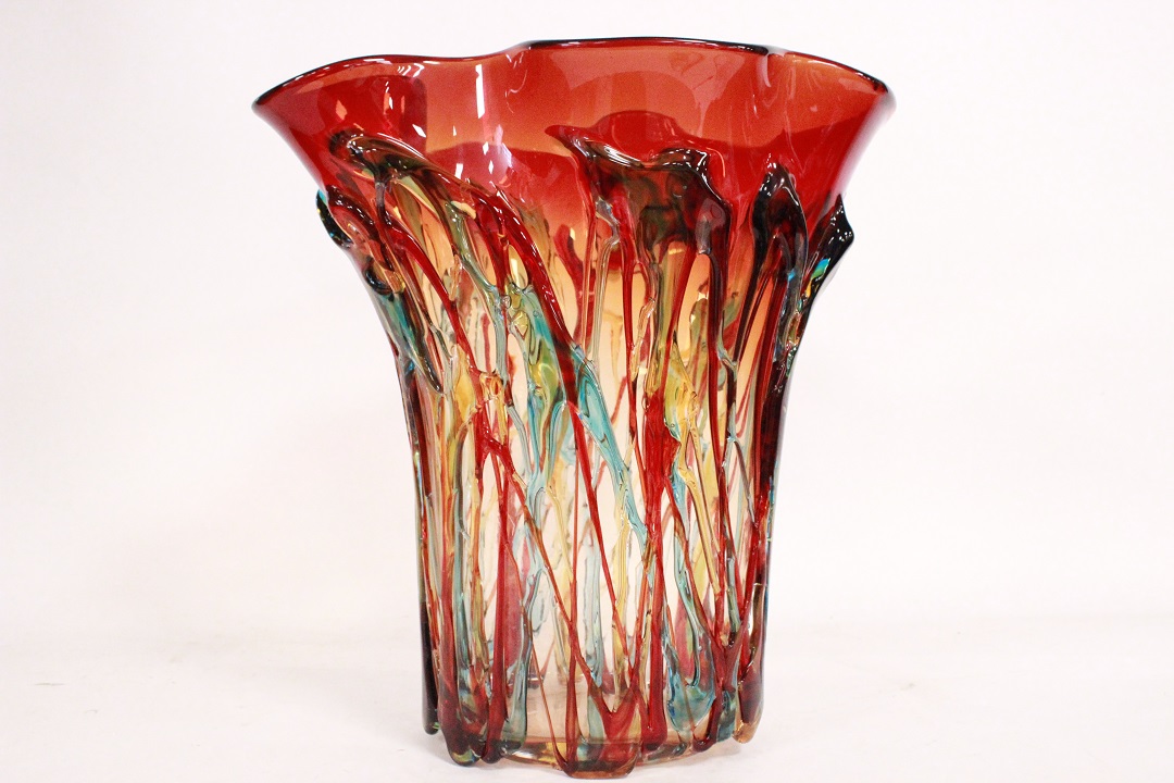 675_vaso_vase_rosso_fiore_Murano_glass_vetro_firmato_signed_Cammozzo_certificato_artigianato_made_in_Murano_Venezia_Venice_Brescia_Roncadelle_14