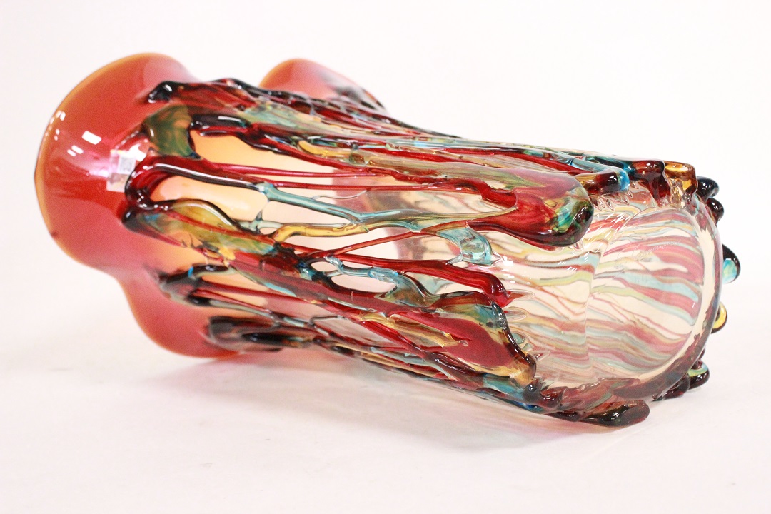 675_vaso_vase_rosso_fiore_Murano_glass_vetro_firmato_signed_Cammozzo_certificato_artigianato_made_in_Murano_Venezia_Venice_Brescia_Roncadelle_18