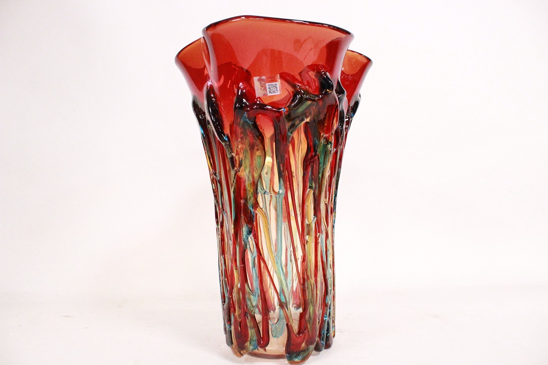 675_vaso_vase_rosso_fiore_Murano_glass_vetro_firmato_signed_Cammozzo_certificato_artigianato_made_in_Murano_Venezia_Venice_Brescia_Roncadelle_6