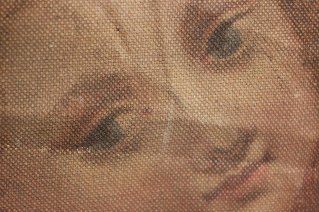 576_stendardo_Madonna_Gesù_bambino_tessuto_metallo_Jesus_child_metal_standard_7