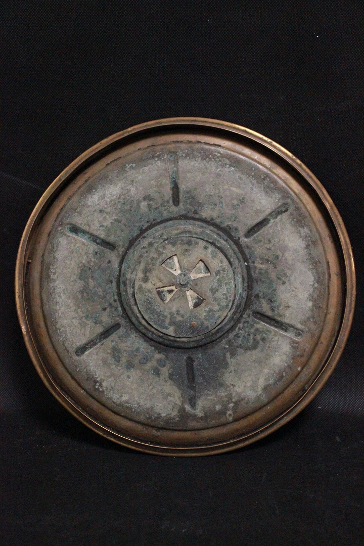 787_riscaldatore_stufa_rame_ottone_vintage_1900_firmato_Girodon_Monet_Lyon_heater_copper_brass_signed_10
