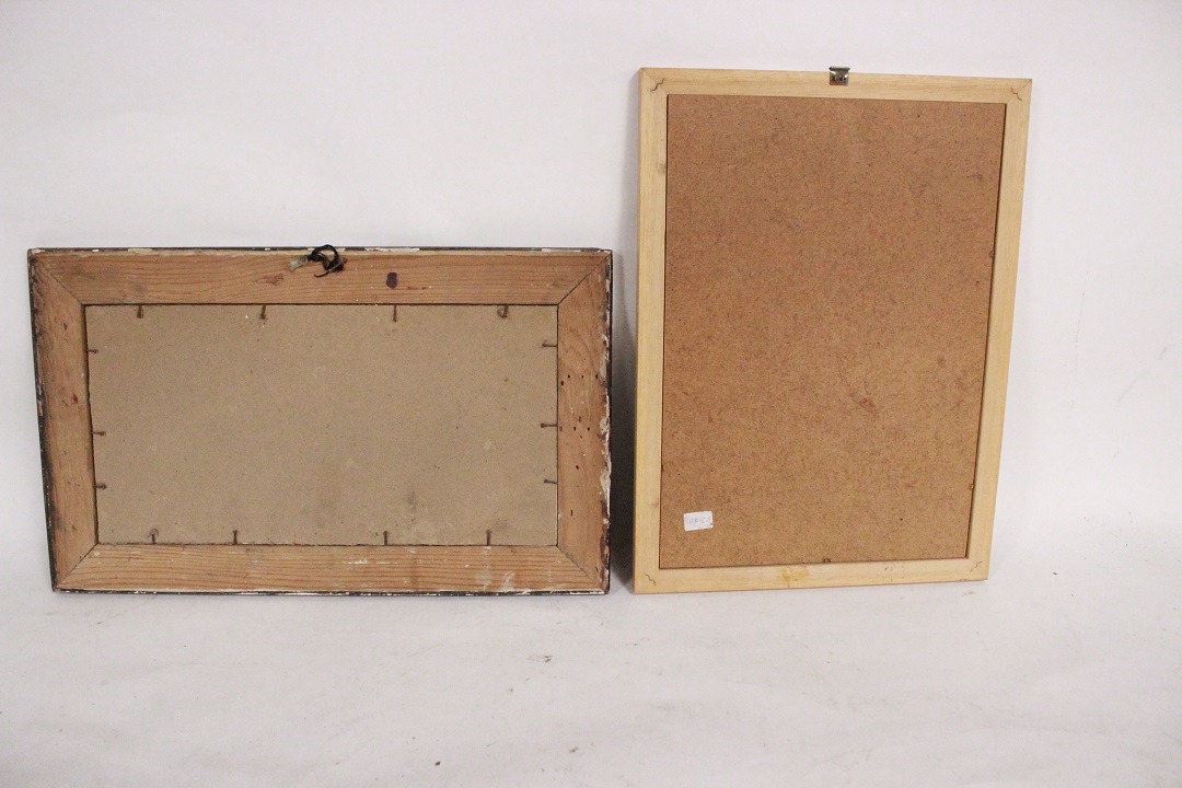 432_lotto_4_quattro_stampe_cornici_legno_wood_frames_foto_photo_2