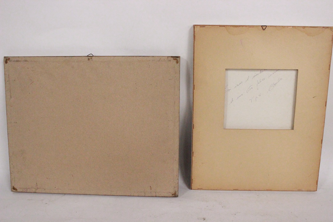 432_lotto_4_quattro_stampe_cornici_legno_wood_frames_foto_photo_4