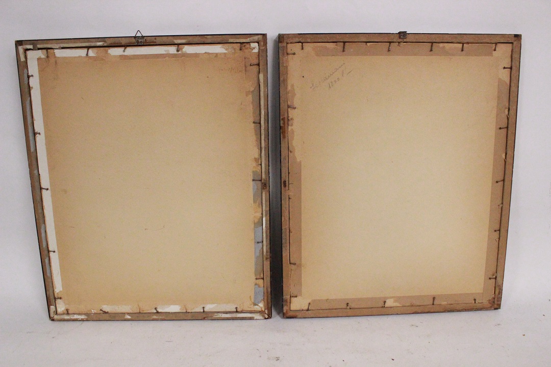 437_lotto_6_sei_stampe_cornici_legno_wood_frames_foto_tema_misto_tecnica_2