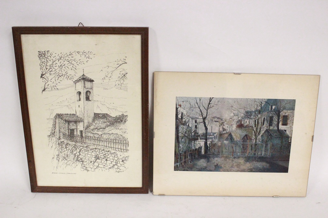 440_lotto_6_sei_stampe_cornici_legno_wood_frames_tema_misto_tecnica_3