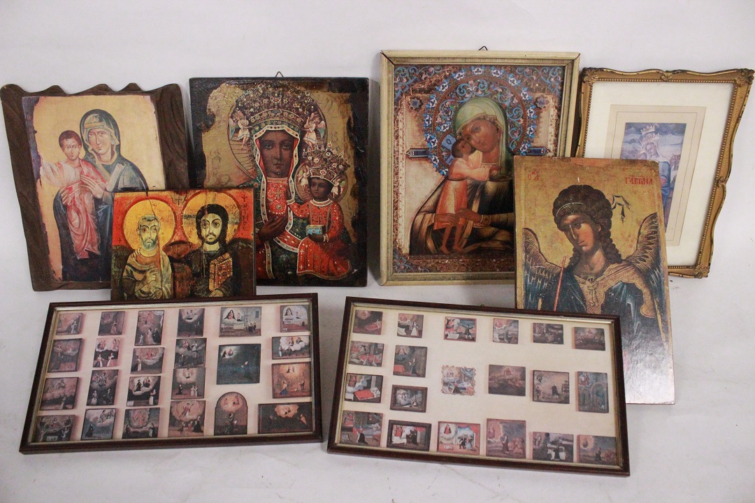 446_lotto_8_otto_stampe_icone_legno_wood_tema_religioso_religious_theme_tecnica_mista_0