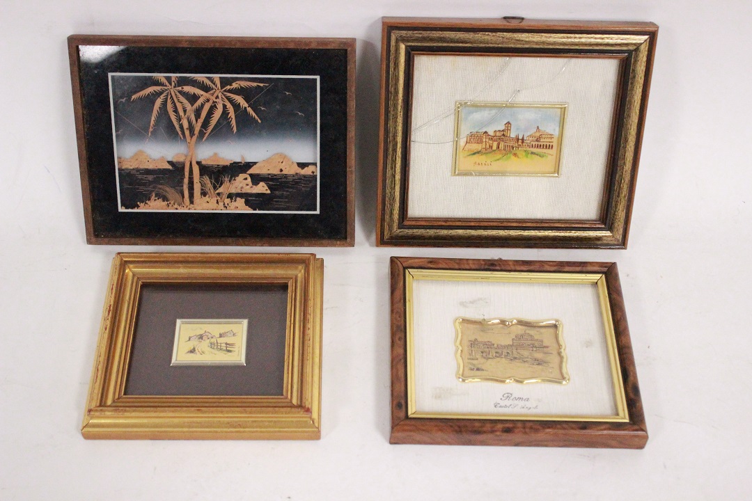 452_lotto_8_otto_stampe_cornici_legno_wood_frames_tema_paesaggistico_tecnica_mista_1