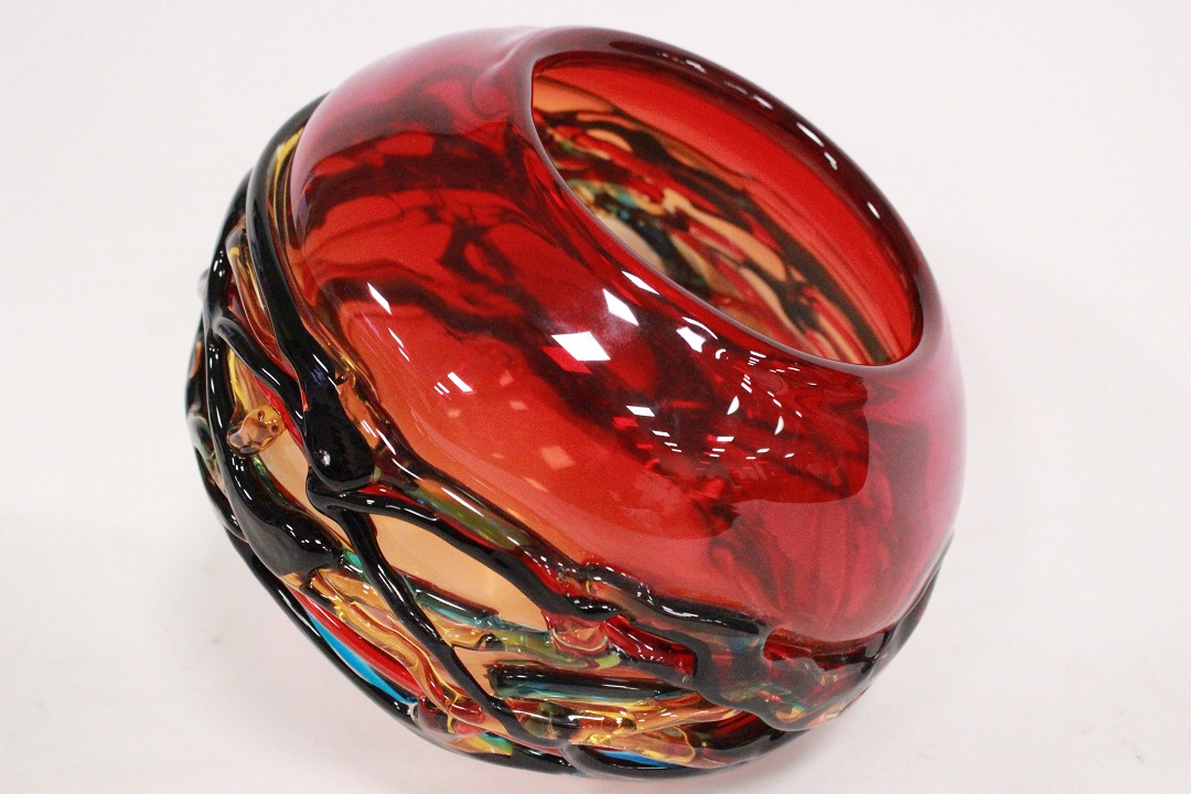 809_vaso_vase_murano_glass_vetro_firmato_signed_Cammozzo_certificato_artigianato_made_in_Murano_Venezia_Venice_Brescia_Roncadelle_11