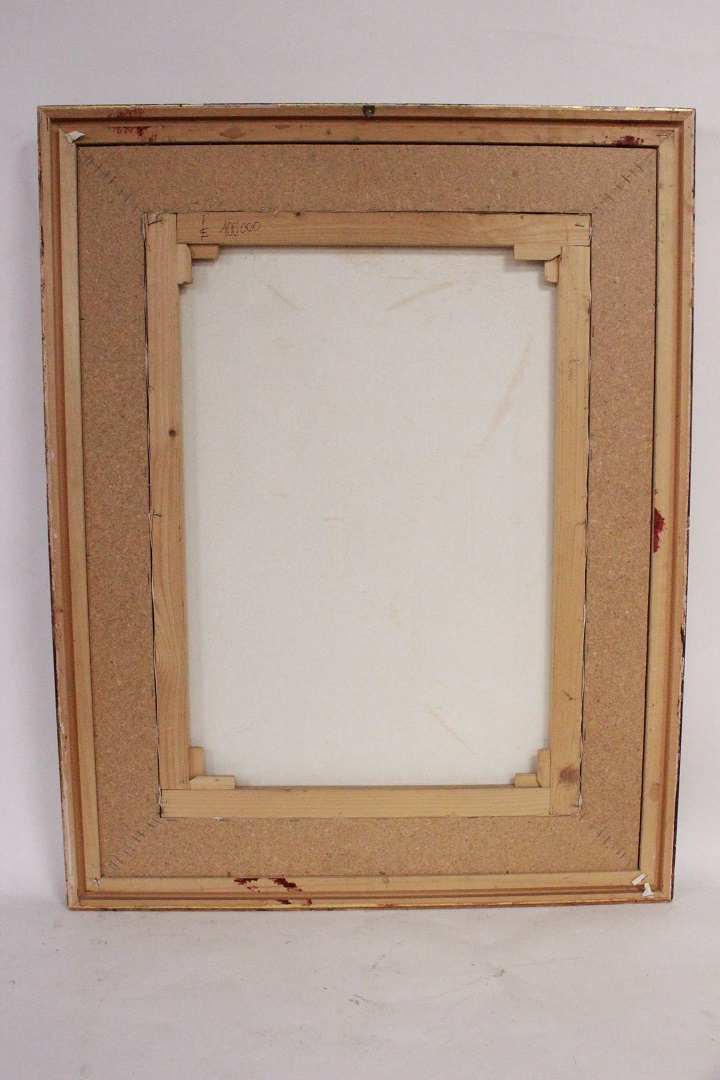 456_quadro_cornice_olio_su_tela_paesaggio_vicolo_persone_mercato_Italia_firmato_firma_Santoro_autore_ITA_metà_1900_8