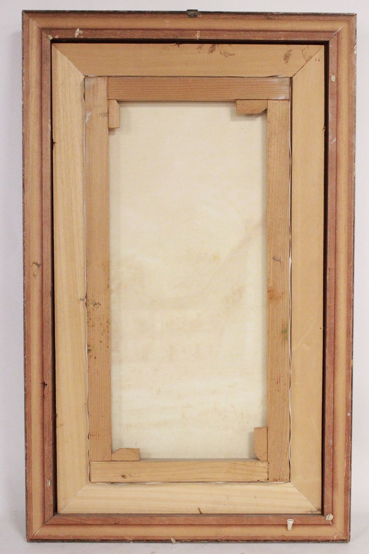 713_quadro_cornice_aia_campagna_olio_su_tela_firma_firmato_doppia_cornice_Italia_ITA_metà_1900_8