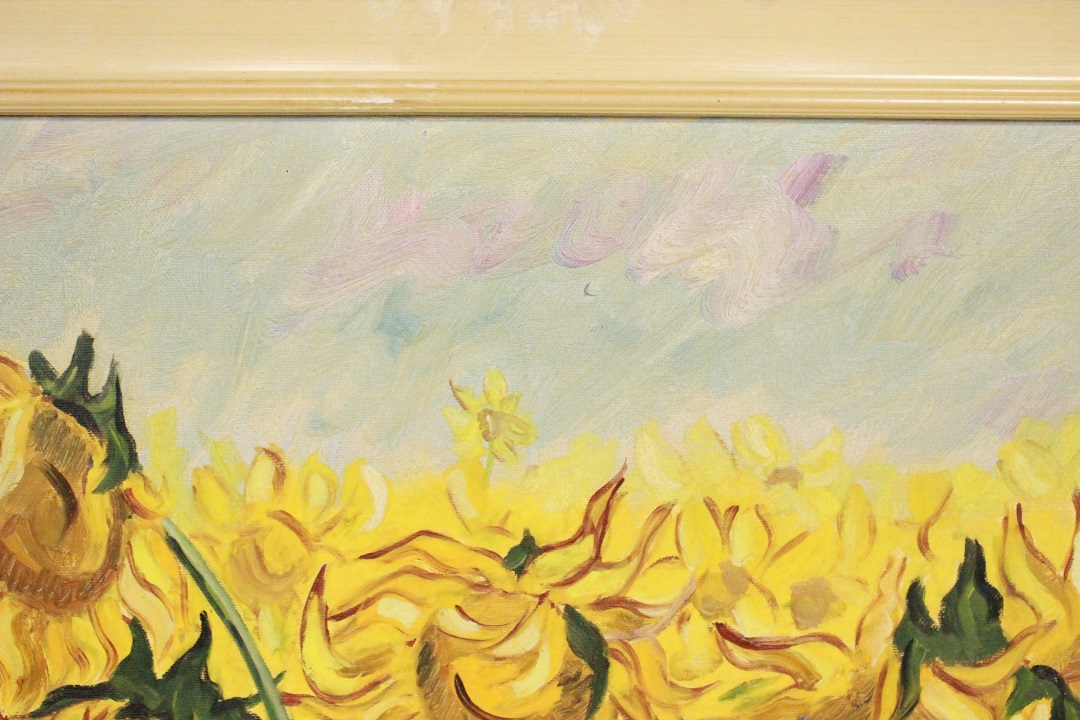 875_quadro_cornice_olio_su_tela_paesaggio_fiori_girasoli_Italia_firmato_firma_Zoncati_ITA_1993_7