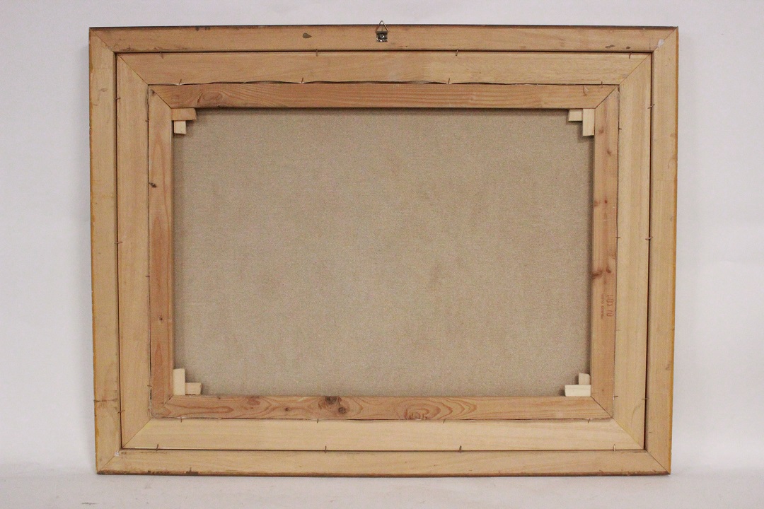 875_quadro_cornice_olio_su_tela_paesaggio_fiori_girasoli_Italia_firmato_firma_Zoncati_ITA_1993_8