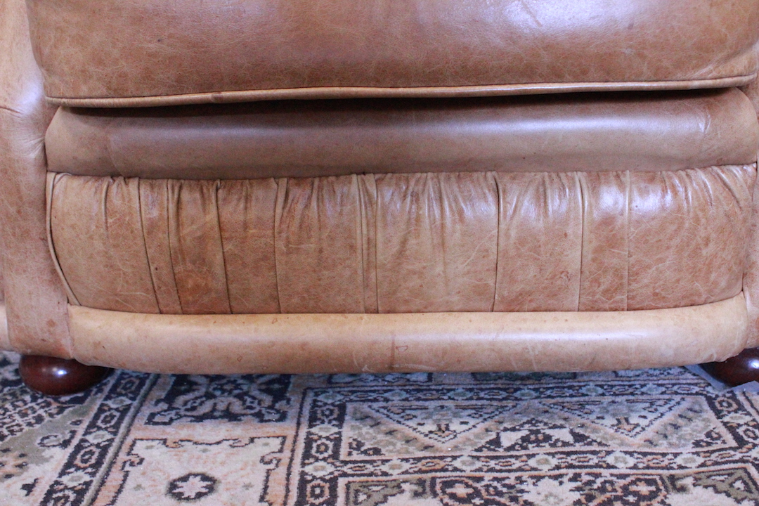 882_poltrona_armchair_modello_Chesterfield_Chester_bergere_model_marrone_chiaro_maggese_light_brown_originale_inglese_original_UK_pelle_leather_4