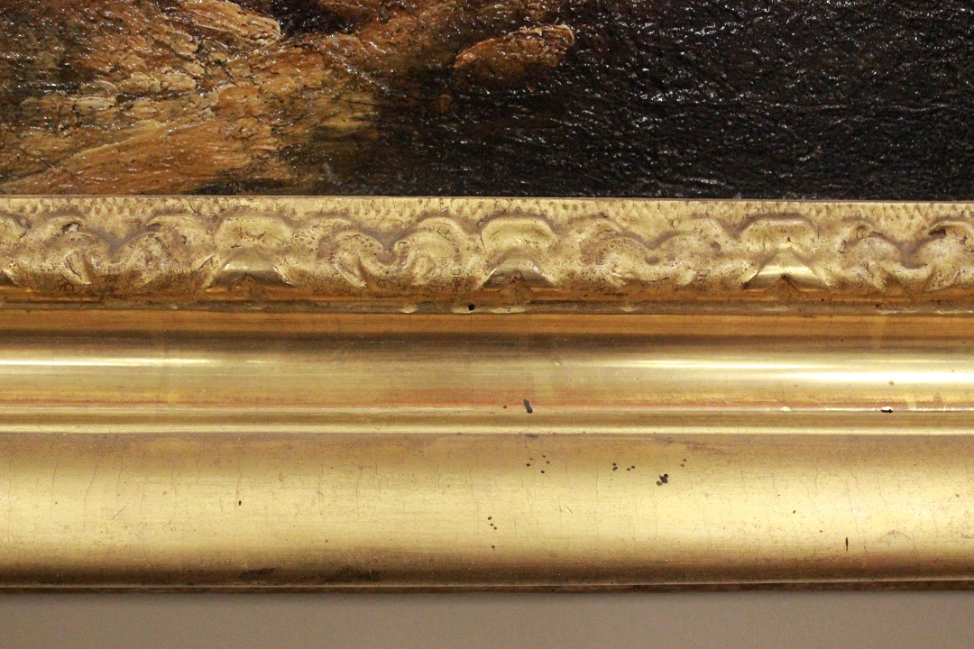 567_Jan_Frans_Van_Bolemen_quadro_paint_cornice_frame_painting_olio_su_tela_Orizzonte_grandi_dimensioni_natura_albero_acqua_10