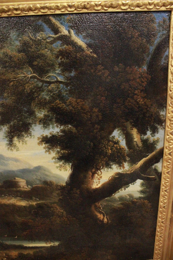 567_Jan_Frans_Van_Bolemen_quadro_paint_cornice_frame_painting_olio_su_tela_Orizzonte_grandi_dimensioni_natura_albero_acqua_25