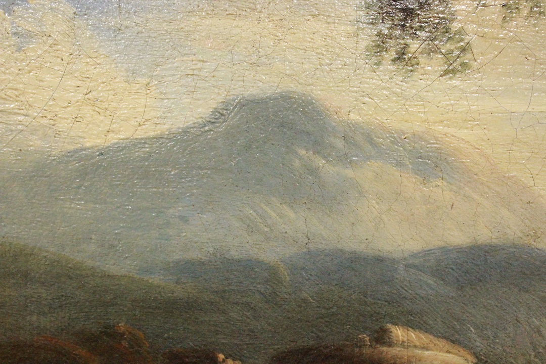 567_Jan_Frans_Van_Bolemen_quadro_paint_cornice_frame_painting_olio_su_tela_Orizzonte_grandi_dimensioni_natura_albero_acqua_8