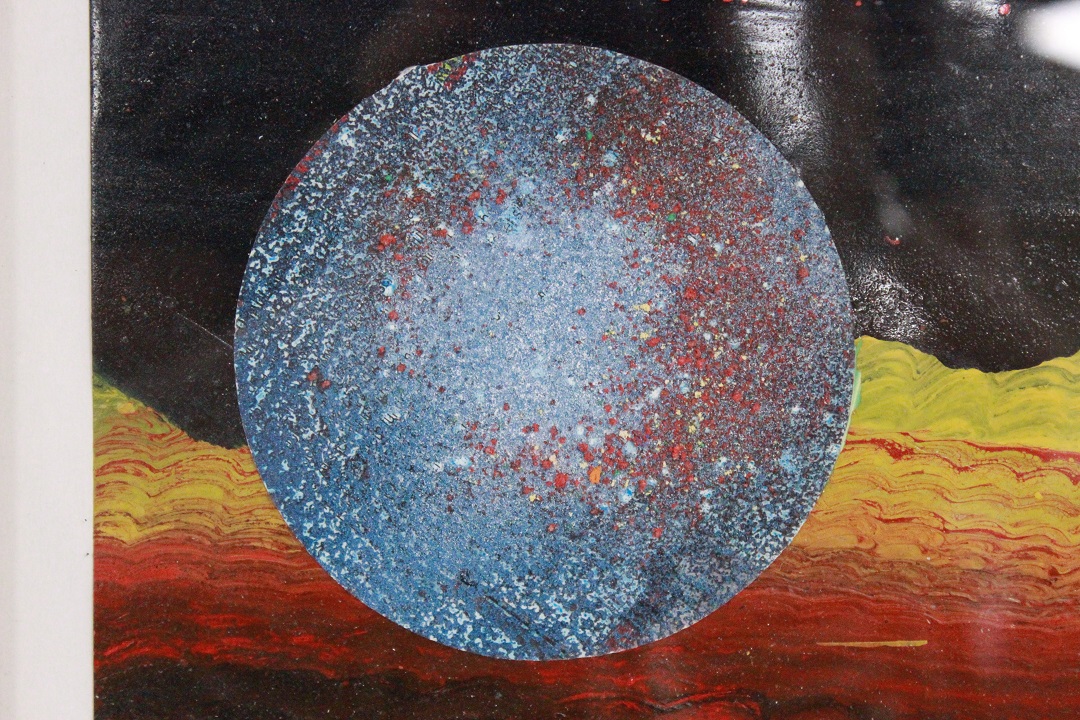 860_coppia_due_2_quadro_tecnica_mista_su_carta_Manfrini_F._ITA_Italiano_Italia_rosso_giallo_luna_argento_6
