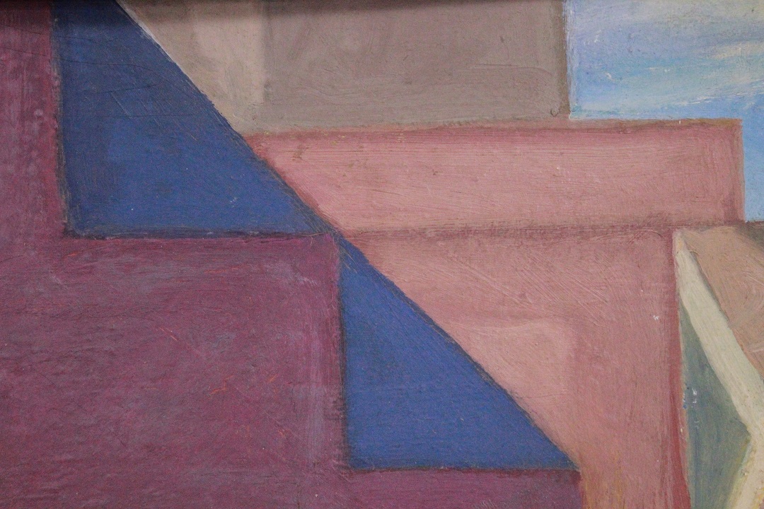 896_quadro_dipinto_olio_su_tela_pressato_su_cartone_painting_oil_on_canvas_La_Provvidenza_cornice_frame_firma_firmato_Severino_Marelli_Francia_FRA_6
