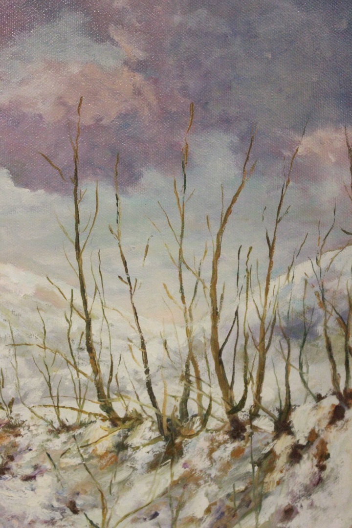 899_quadro_dipinto_olio_su_tela_painting_oil_on_canvas_cascina_neve_paesaggio_cornice_frame_firma_firmato_Corot_1982_Francia_FRA_3