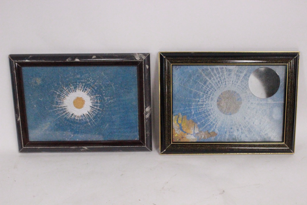 911_coppia_due_2_quadro_tecnica_mista_su_carta_Manfrini_F._ITA_Italiano_Italia_cielo_sole_0