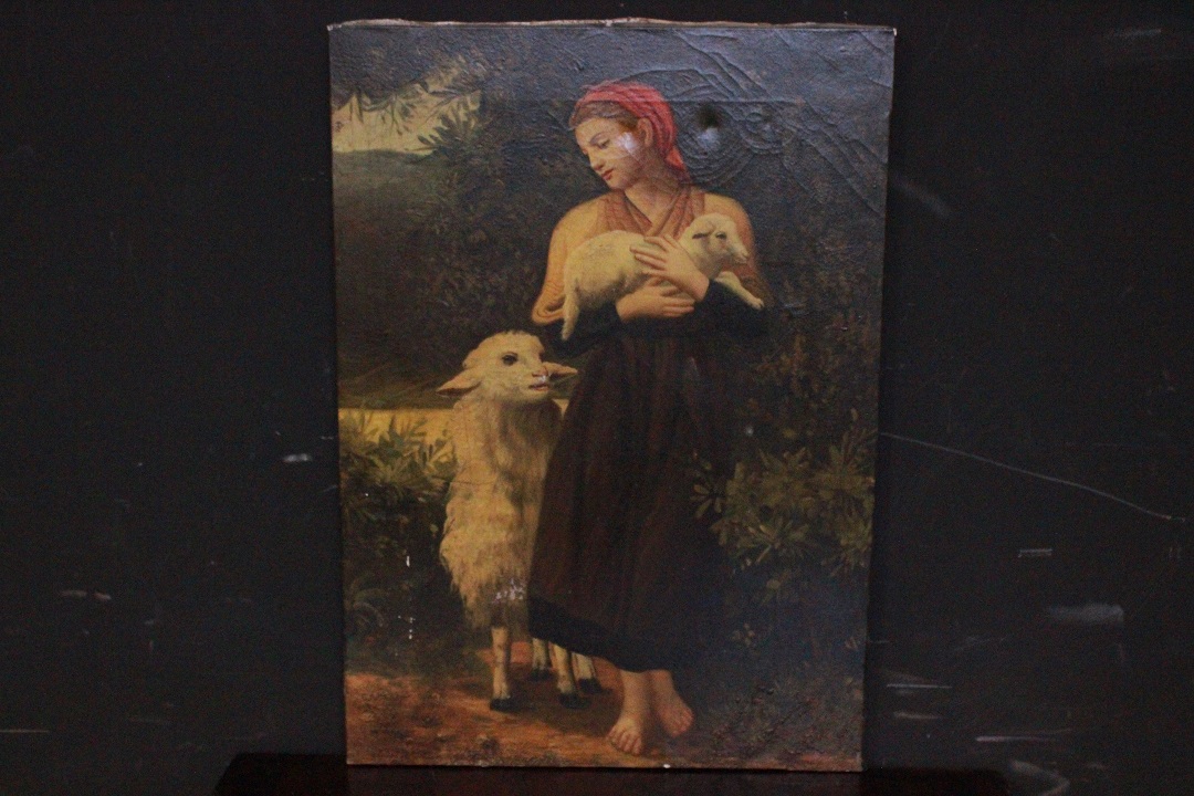 916_olio_tela_dipinto_fanciulla_agnelli_XX_secolo_italiano_Italia_ITA_0