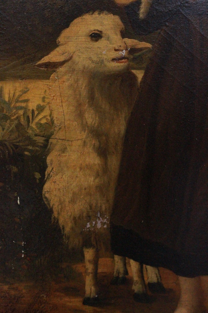 916_olio_tela_dipinto_fanciulla_agnelli_XX_secolo_italiano_Italia_ITA_2