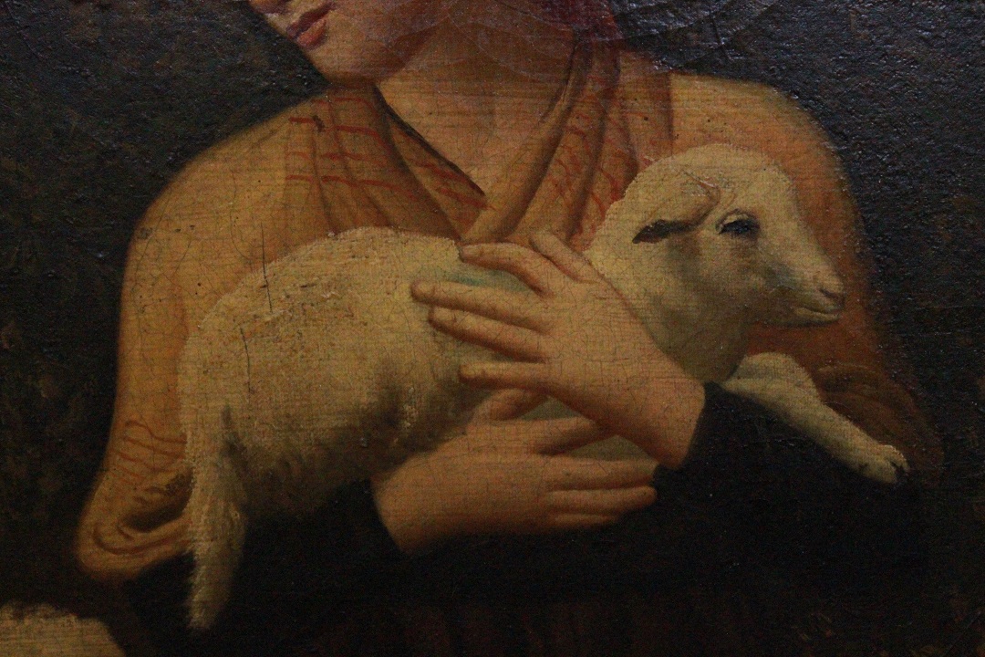 916_olio_tela_dipinto_fanciulla_agnelli_XX_secolo_italiano_Italia_ITA_3