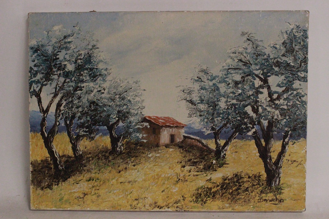 179_quadro_olio_tela_casa_campagna_firmato_firma_Francese_FRA_0