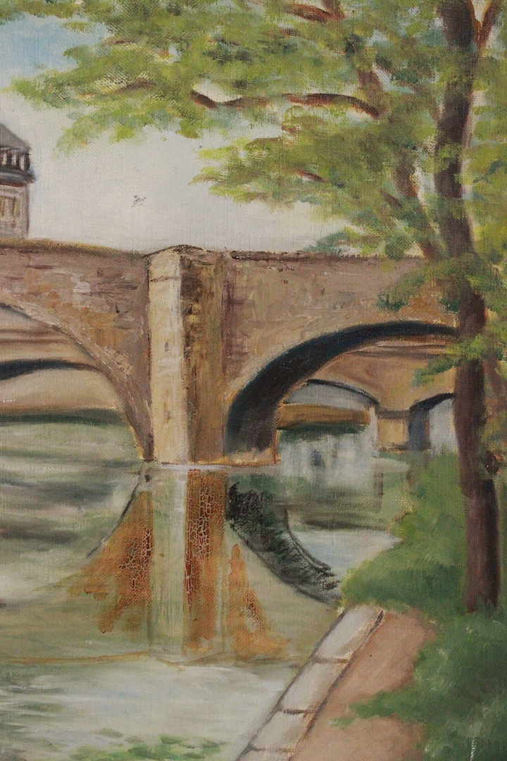 930_quadro_olio_tela_le_vieux_point_ponti_firmato_firma_E.Philippi_75_Francese_FRA_13
