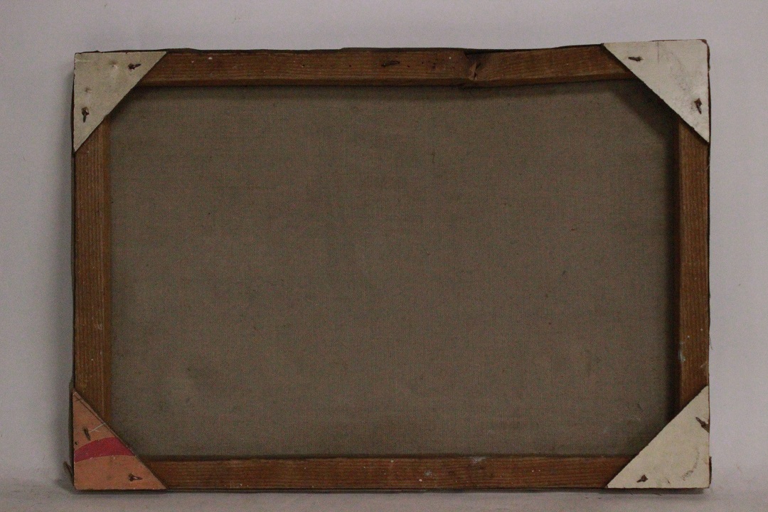 934_quadro_dipinto_olio_tela_pini_mare_firma_firmato_Bouvila_provenienza_Francese_FRA_5