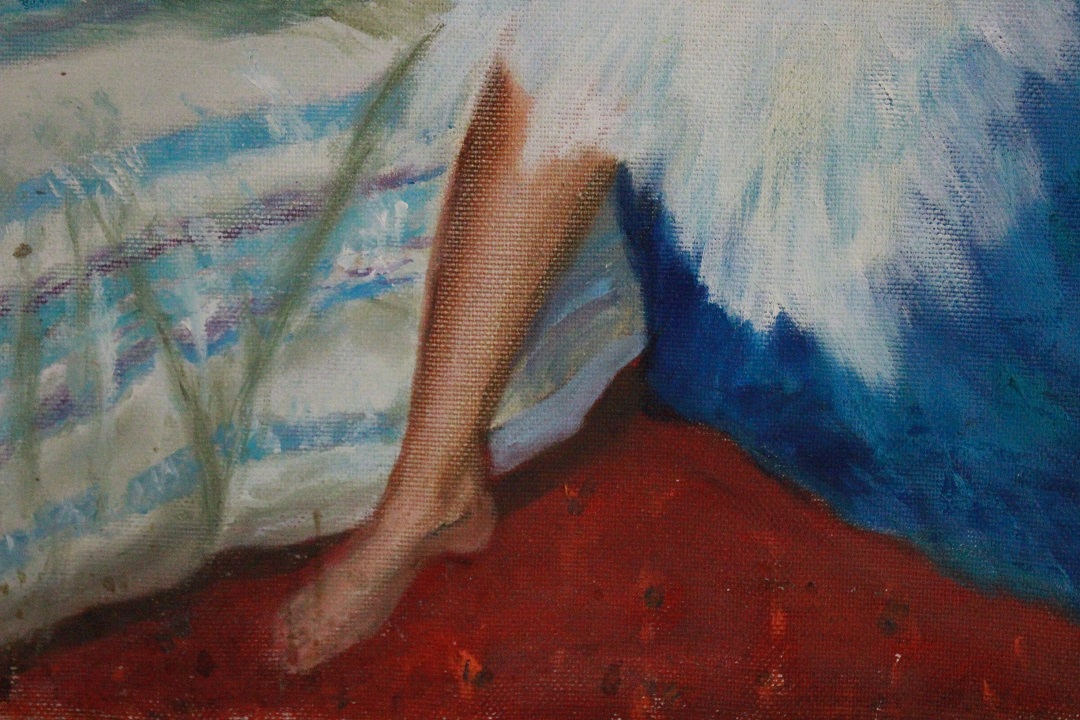 936_quadro_dipinto_olio_tela_donna_vestito_bianco_autore_sconosciuto_provenienza_Francese_FRA_4