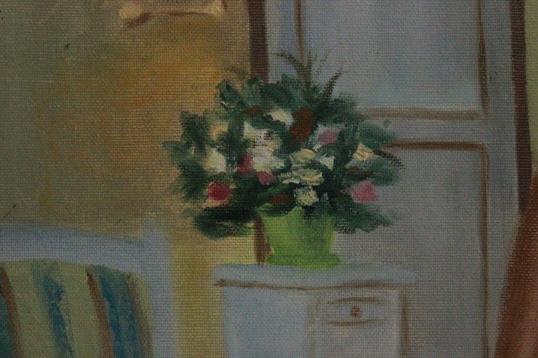 936_quadro_dipinto_olio_tela_donna_vestito_bianco_autore_sconosciuto_provenienza_Francese_FRA_5