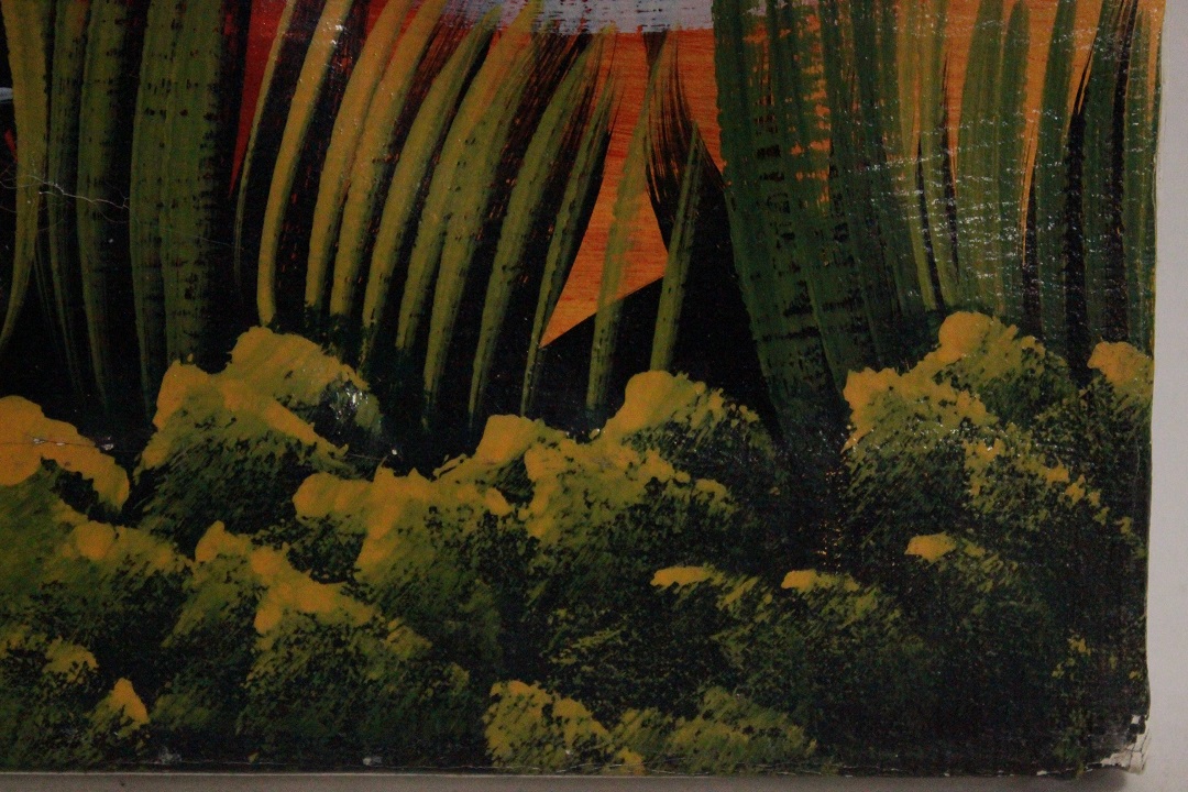 938_quadro_dipinto_olio_tela_Africa_palme_mare_paesaggio_firma_firmato_provenienza_Francese_FRA_5
