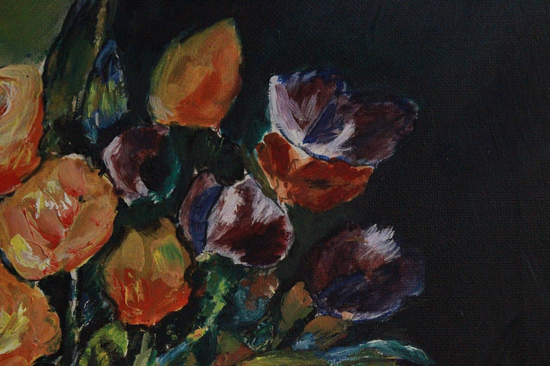954_quadro_dipinto_olio_tela_vaso_fiori_autore_sconosciuto_ignoto_provenienza_Francese_FRA_2